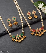 Indian bollywood gold plated kundan choker bridal necklace earrings jewelry set