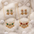 Indian bollywood gold plated kundan choker bridal necklace earrings jewelry set