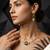 Indian bollywood gold plated kundan choker bridal necklace earrings jewelry set