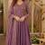 Purple Color Embroidery sequence Work Silk Blend Salwar Suit 