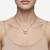925 Sterling Silver Rose Gold  CZ Diamond Heart Pendant Necklace Set for Women 
