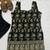 Black Color Embroidery Sequence Work Faux Georgette Salware Suit 
