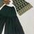 Green Color Embroidery Sequence Work Faux Georgette Salware Suit 