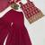 Rani Pink Color Embroidery Sequence Work Faux Georgette Salware Suit 