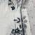 Elegant white and black floral embroidered kurta set