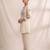 White rayon cord set in white color