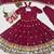 Rani Pink Color Embroidery Work Silk Blend Salwar Suit