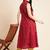 Women floral printed sleeveless cotton a-line kurta