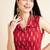 Women floral printed sleeveless cotton a-line kurta