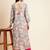 All about you floral printed cotton straight kurta