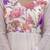  off-white organza floral printed anarkali gown set with dupatta & pant