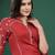 Women ethnic motifs embroidered cotton straight kurta