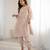 elegant ivory organza kurta with hand-worked bead embroidery