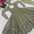 Olive Color  Sequence Embroidery Work Silk Blend Salwar Suit 