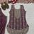 Purple Color  Sequence Embroidery Work Silk Blend Salwar Suit 