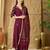 Women Ethnic Motifs Embroidered Angrakha Kurta with Palazzos & With Dupatta