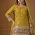 Yellow Color Sequence Embroidery Work Silk Blend Salwar Suit