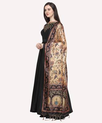 Digital print assam silk dupatta for women and girls to wear on gown chaniya choli kurti etc 1