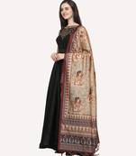 Digital print assam silk dupatta for women and girls to wear on gown chaniya choli kurti etc