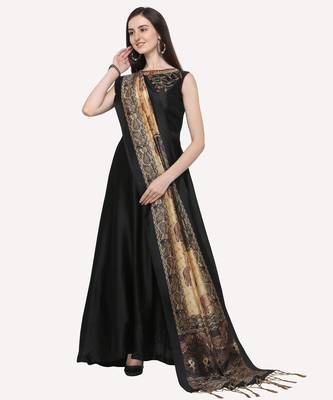 Digital print assam silk dupatta for women and girls to wear on gown chaniya choli kurti etc 2