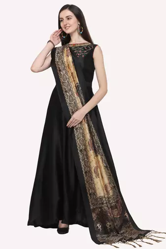 Digital print assam silk dupatta for women and girls to wear on gown chaniya choli kurti etc