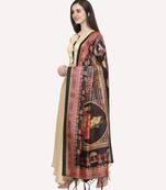 Digital print assam silk dupatta for women and girls to wear on gown chaniya choli kurti etc