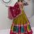 NAVRATRI PERROTT COTTON EMBROIDERED LEHENGA SET