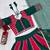 NAVRATRI RANI-GREEN SOLID FLARED LEHENGA WITH COTTON HANDWORK BLOUSE DUPATTA