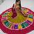 NAVRATRI PERROTT COTTON EMBROIDERED LEHENGA SET