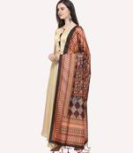 Digital print assam silk dupatta for women and girls to wear on gown chaniya choli kurti etc