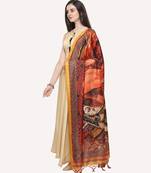 Digital print assam silk dupatta for women and girls to wear on gown chaniya choli kurti etc