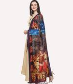 Digital print assam silk dupatta for women and girls to wear on gown chaniya choli kurti etc