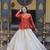 NAVRATRI WHITE-FENTA COSMOS EMBROIDERED ED LEHENGA & BLOUSE