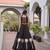 NAVRATRI BLACK ROMAN SILK BLEND GOTA WORK LEHENGA EMBROIDERED BLOUSE 
