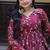 NAVRATRI WHITE-MAGENTA COSMOS EMBROIDERED ED LEHENGA & BLOUSE