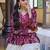 NAVRATRI WHITE-MAGENTA COSMOS EMBROIDERED ED LEHENGA & BLOUSE