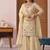 Light Yellow Sequence Embroidery Work Silk Blend Salwar Suit