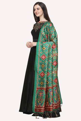 Digital print assam silk dupatta for women and girls to wear on gown chaniya choli kurti etc