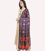 Digital print assam silk dupatta for women and girls to wear on gown chaniya choli kurti etc