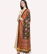 Digital print assam silk dupatta for women and girls to wear on gown chaniya choli kurti etc