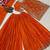 Orange Sequence Embroidery Work Silk Blend Salwar Suit