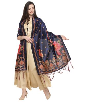 Digital print assam silk dupatta for women and girls to wear on gown chaniya choli kurti etc 2