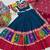 NAVRATRI BLUE COTTON EMBROIDERED LEHENGA SET
