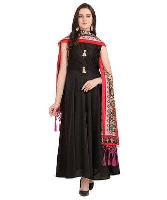 Digital print assam silk dupatta for women and girls to wear on gown chaniya choli kurti etc 2