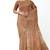 Elegant beige cotton blend saree with gold zari border and butti design