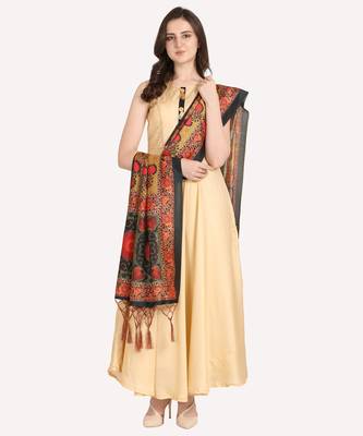 Digital print assam silk dupatta for women and girls to wear on gown chaniya choli kurti etc 2