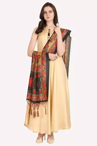 Digital print assam silk dupatta for women and girls to wear on gown chaniya choli kurti etc