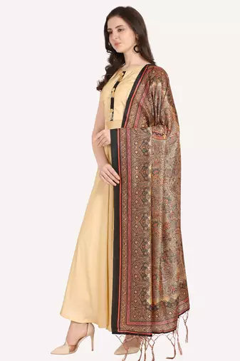 Digital print assam silk dupatta for women and girls to wear on gown chaniya choli kurti etc