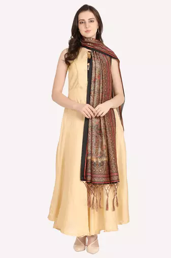 Digital print assam silk dupatta for women and girls to wear on gown chaniya choli kurti etc