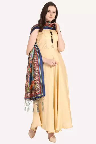 Digital print assam silk dupatta for women and girls to wear on gown chaniya choli kurti etc